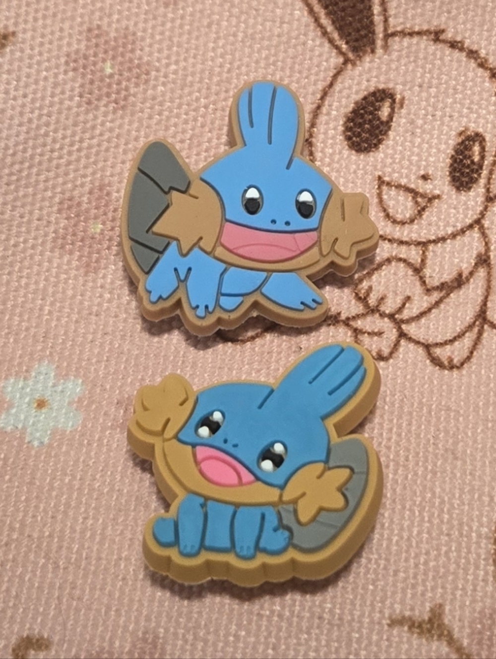 Mudkip Pokémon Croc Charms Jibbitz 2-Piece Set